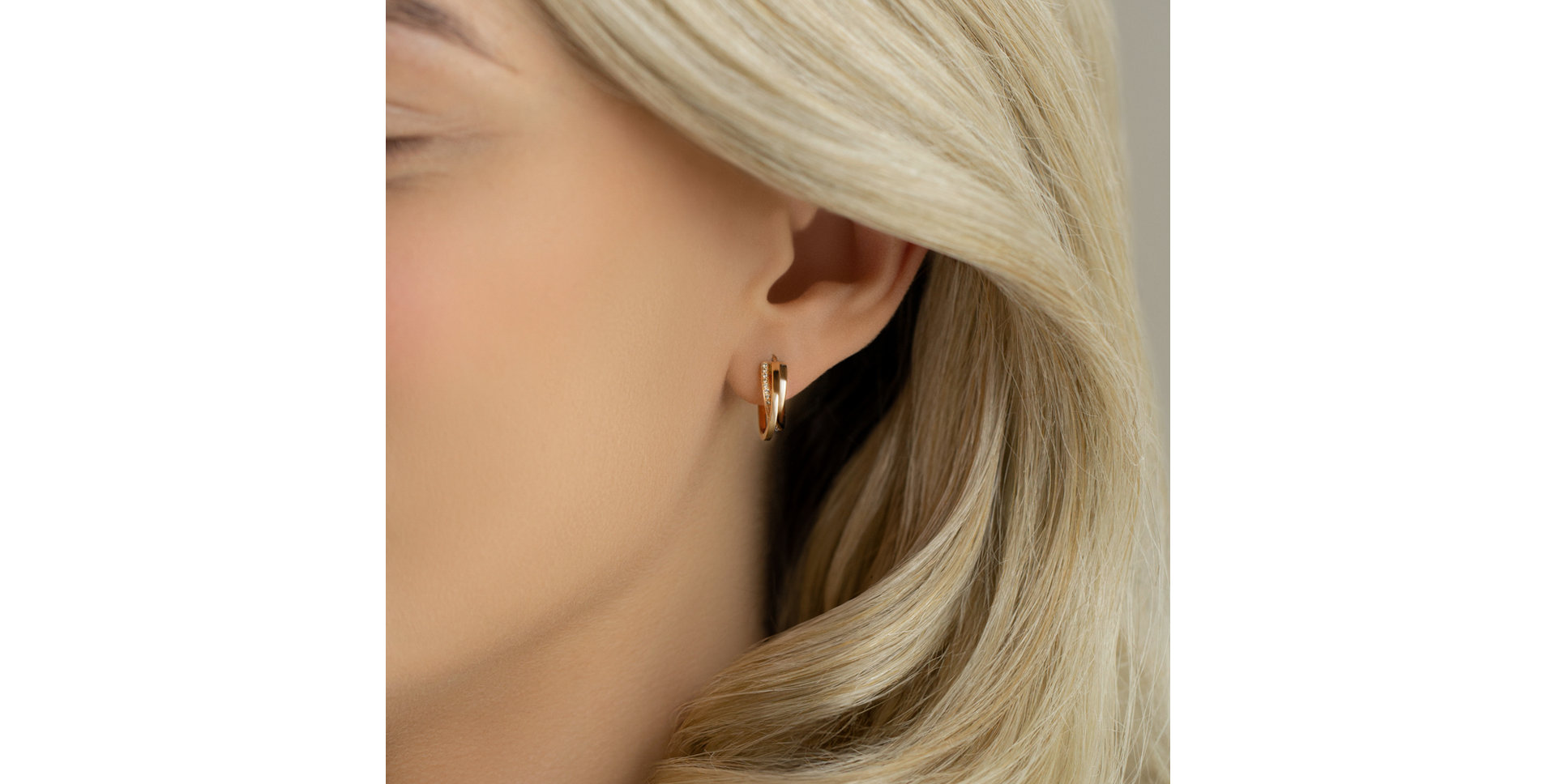 Náušnice s hnědými diamanty Infinite Dream