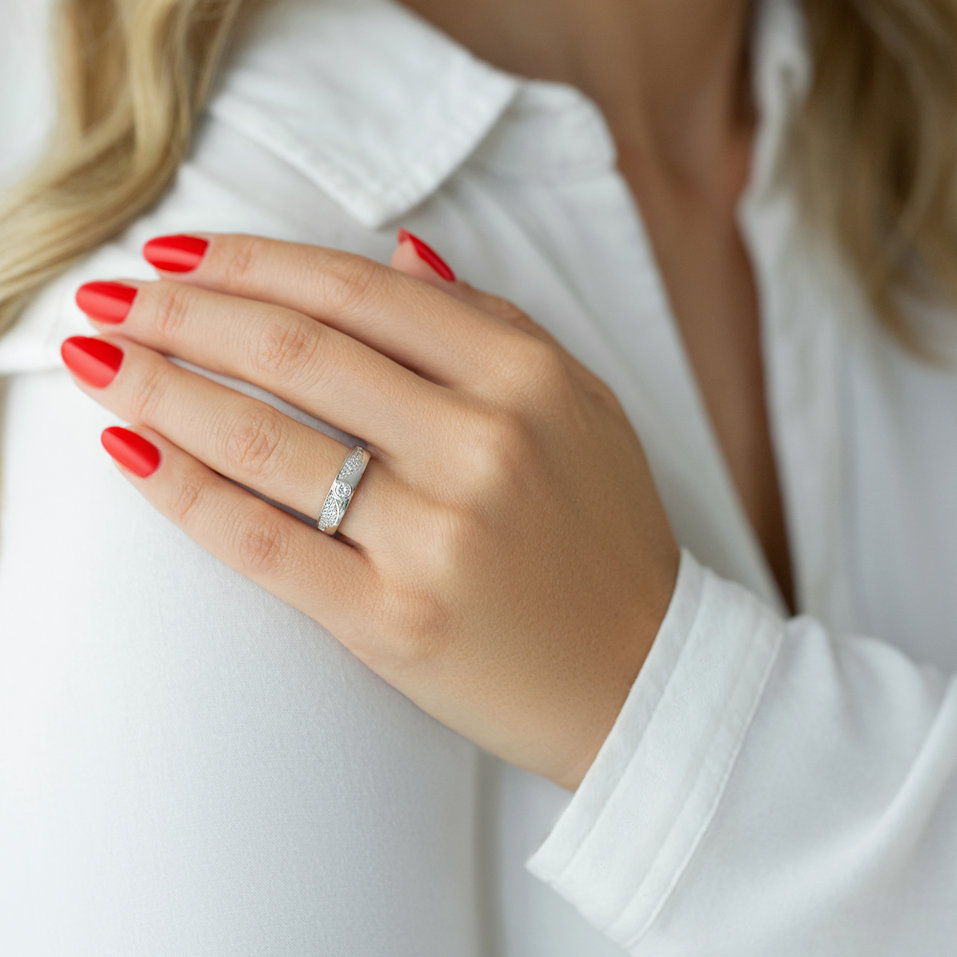 Prsten s diamanty Delicate Dedication