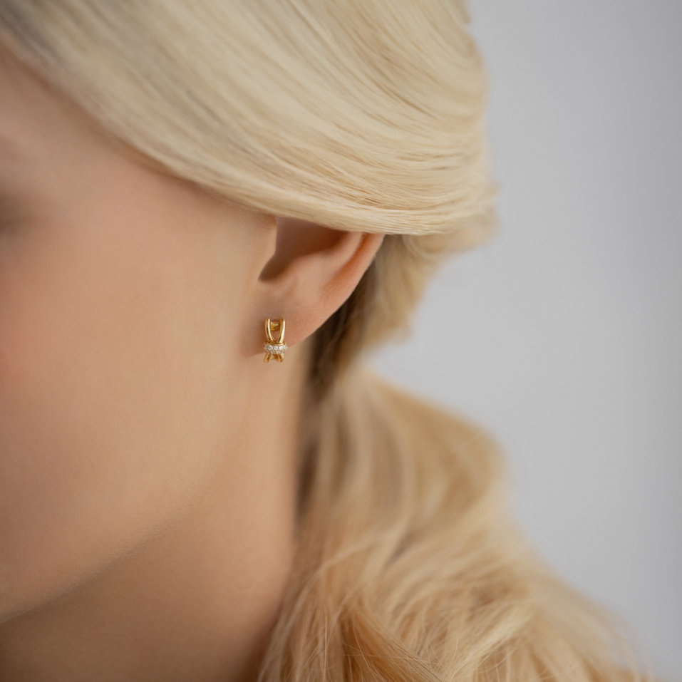 Náušnice s diamanty Lucindel