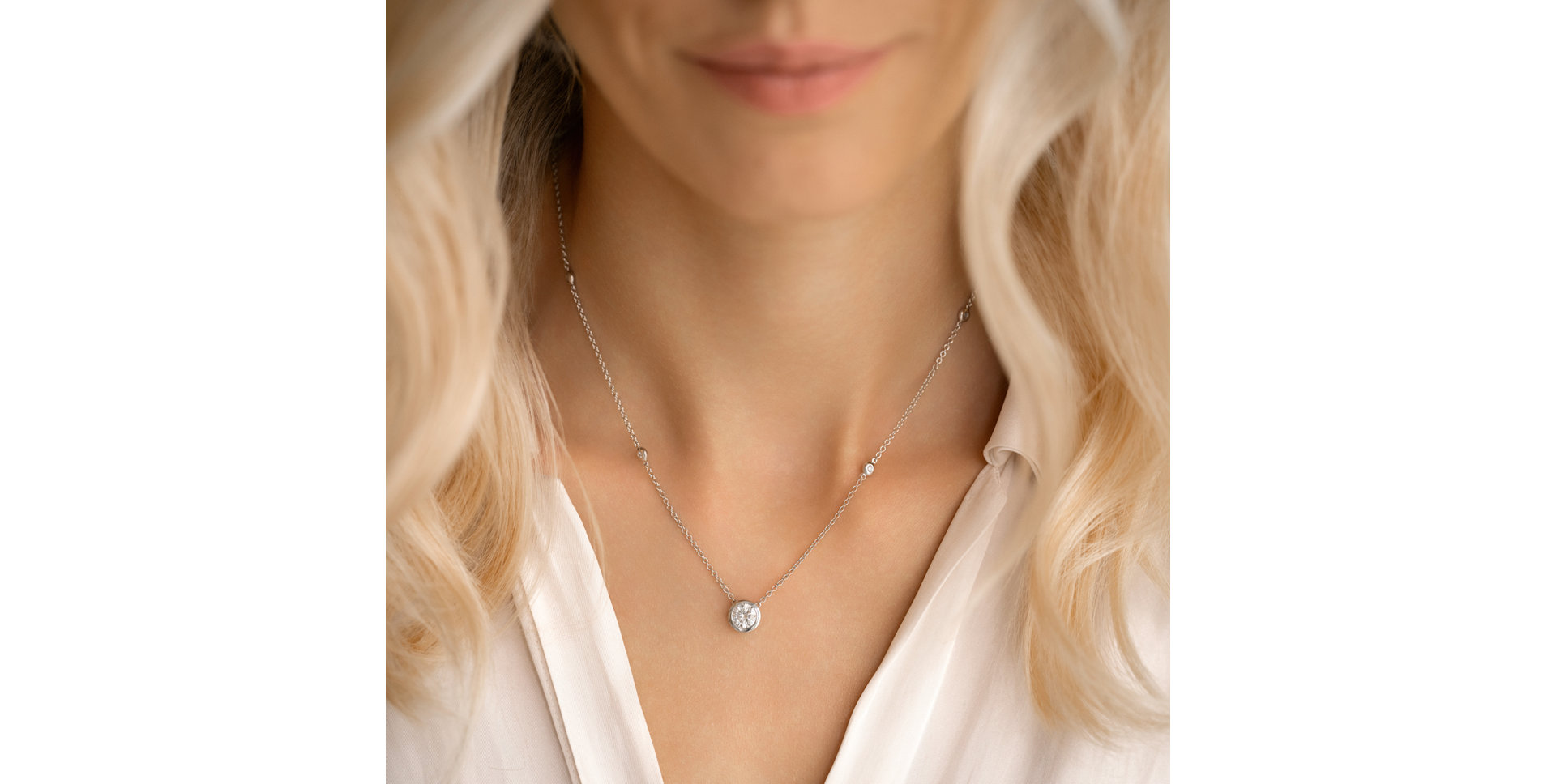 Náhrdelník s diamanty Alice