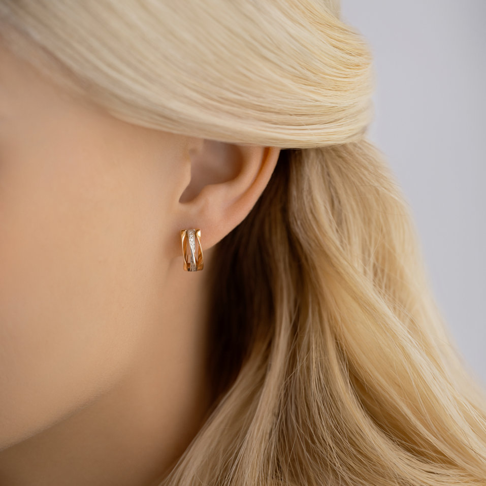 Náušnice s diamanty True Elegance