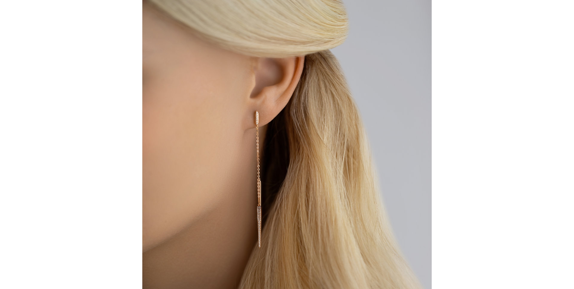 Náušnice s diamanty Calyx