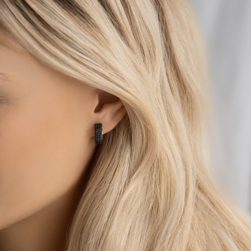 Náušnice s diamanty Luxury Message