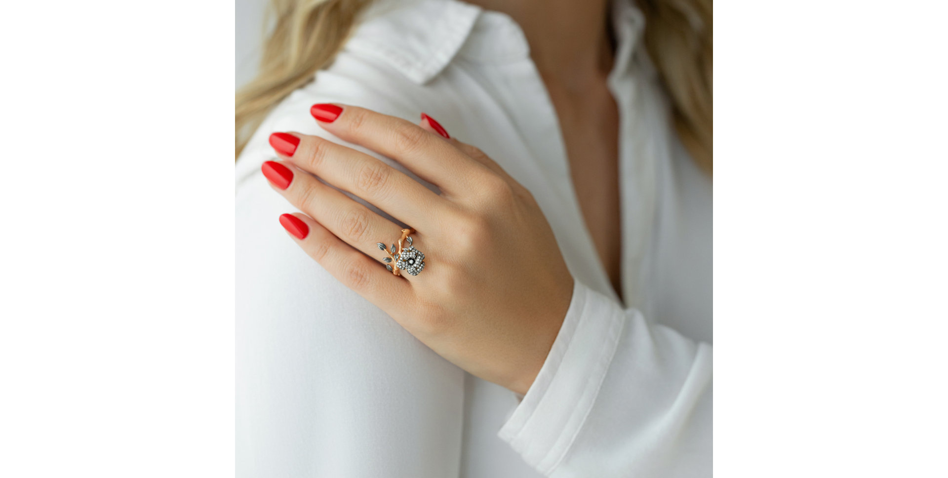 Prsten s diamanty Dark Wonder