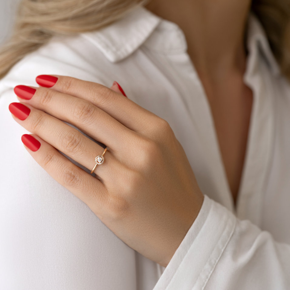 Prsten s diamanty Summer Sunrise