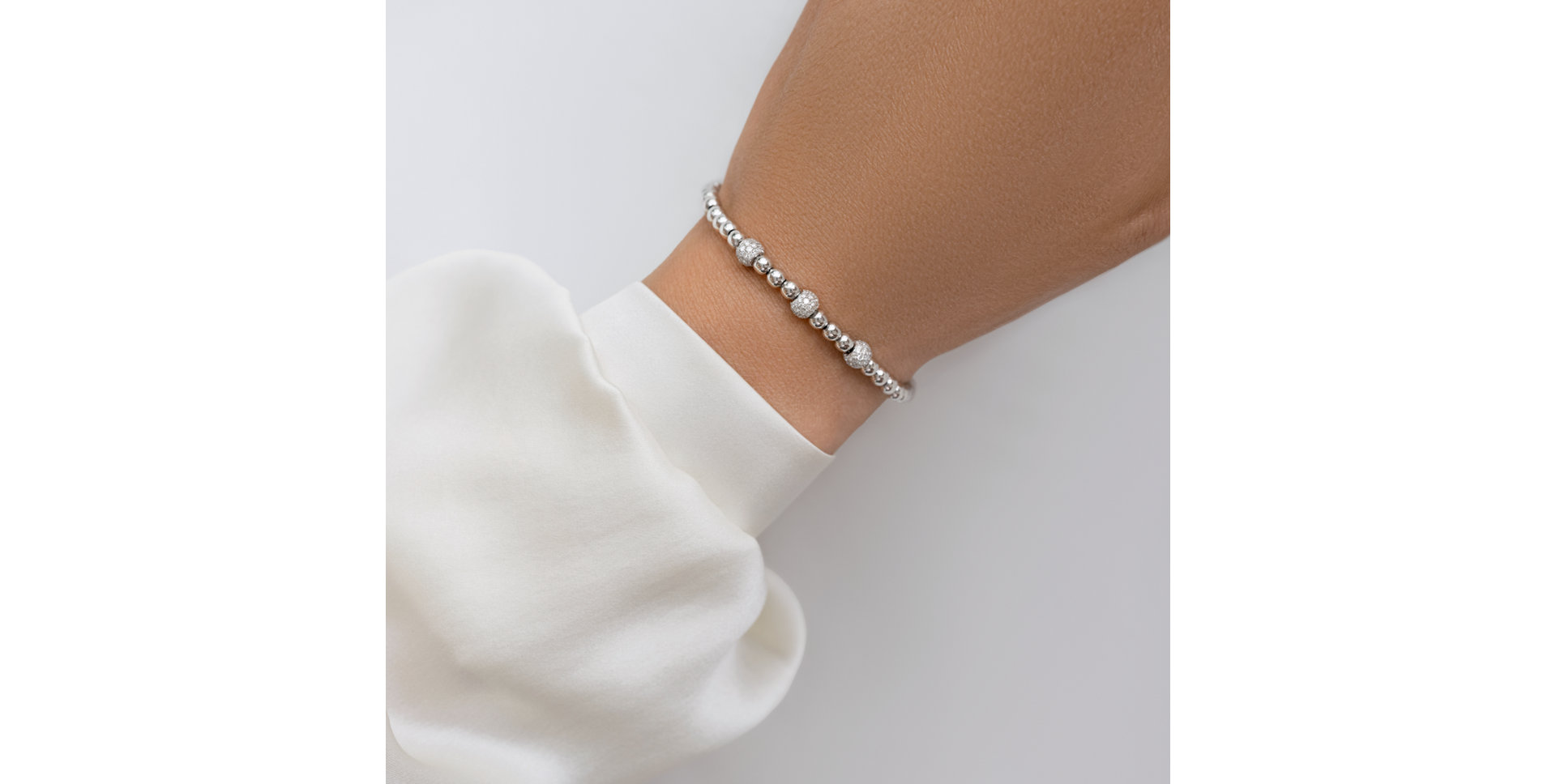 Náramek s diamanty Magic Night