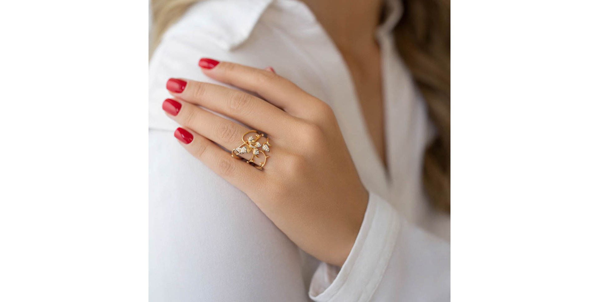 Prsten s diamanty Virgin Essence