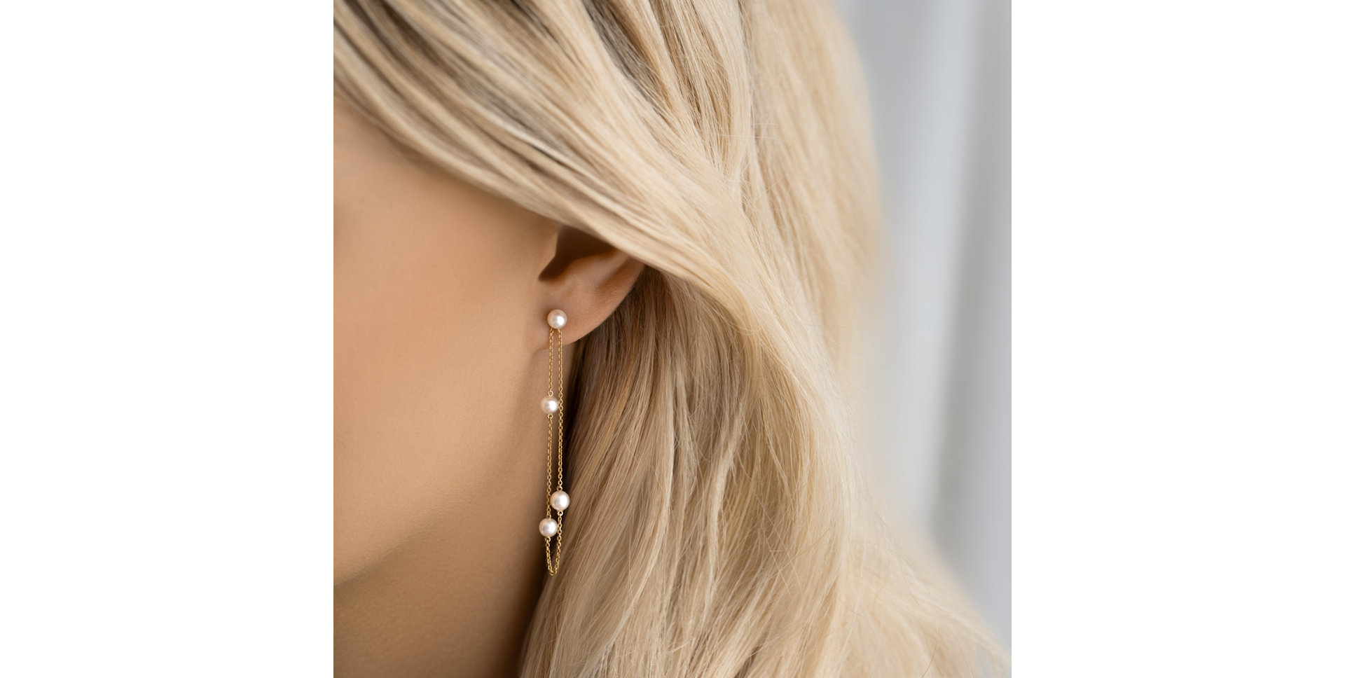 Náušnice s perlou Pearly Godess