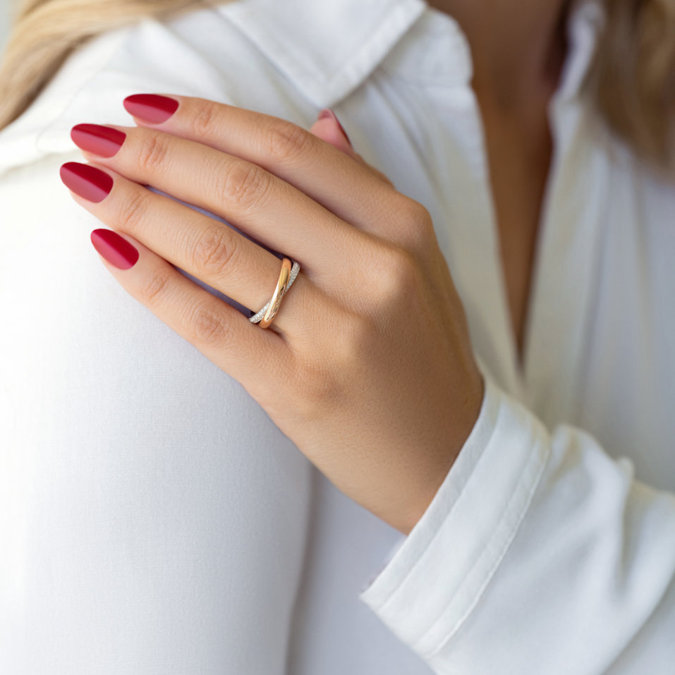 Prsten s diamanty Essential Sensation