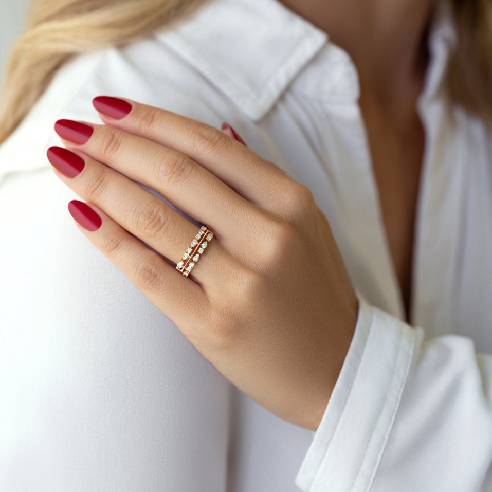 Prsten s diamanty Orion Kiss