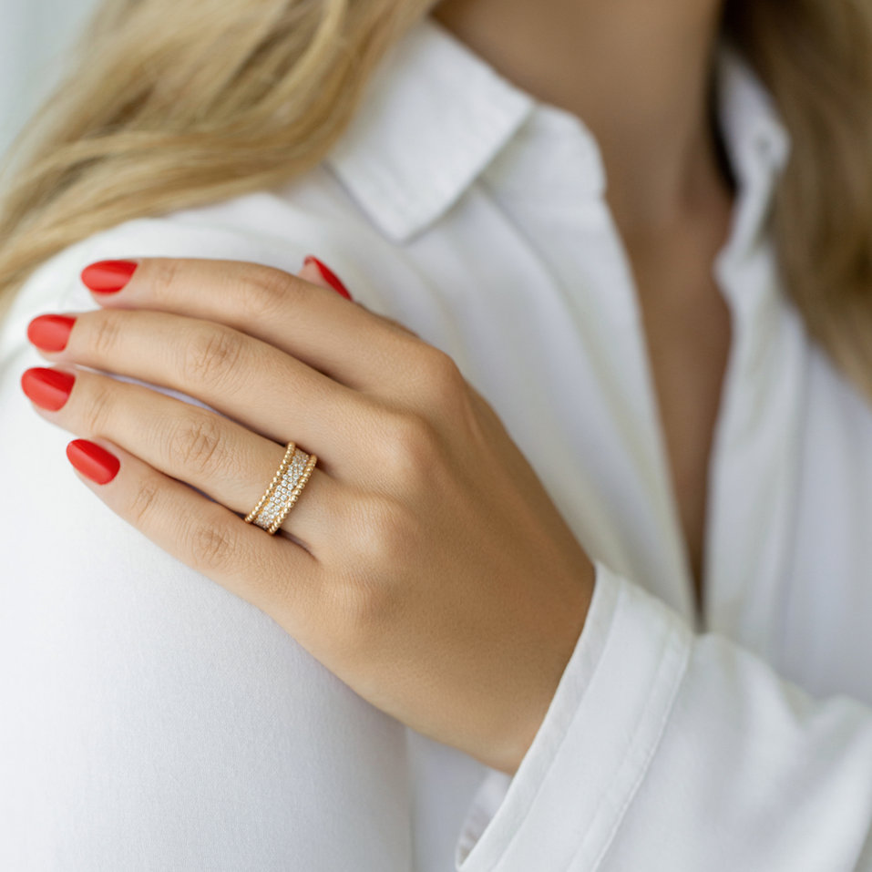 Prsten s diamanty Fernande