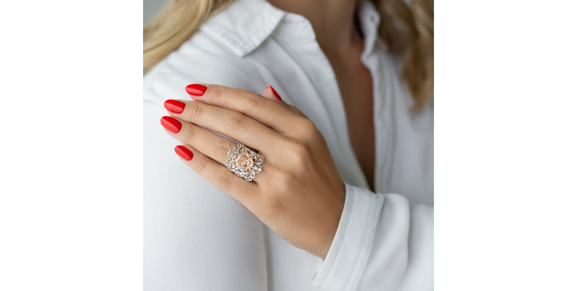 Prsten s diamanty Florian