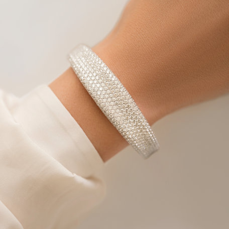 Náramek s diamanty Snake Signature