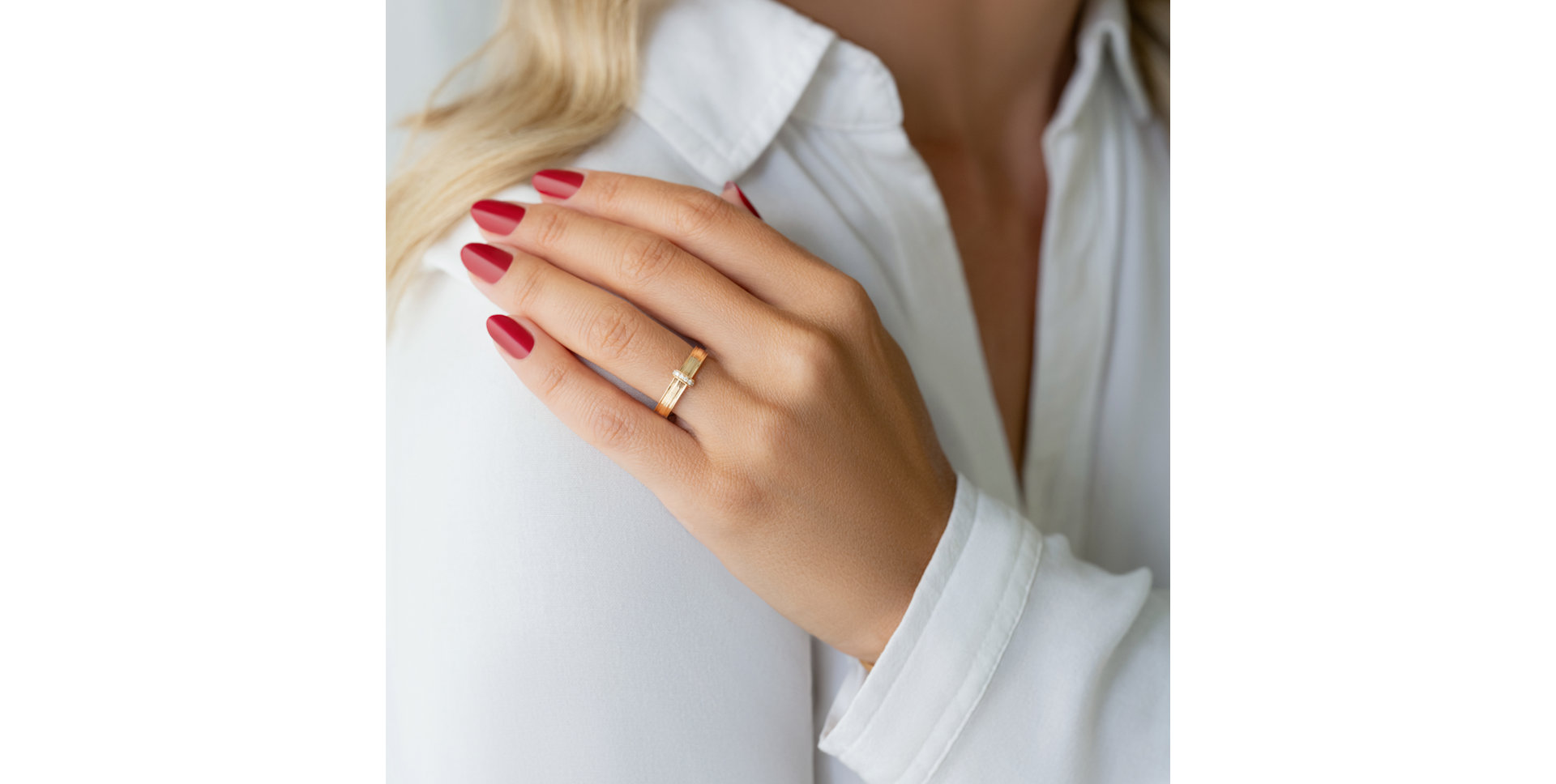 Prsten s diamanty Blessed World