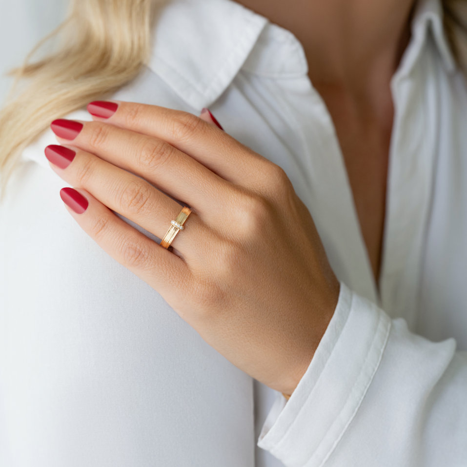 Prsten s diamanty Blessed World