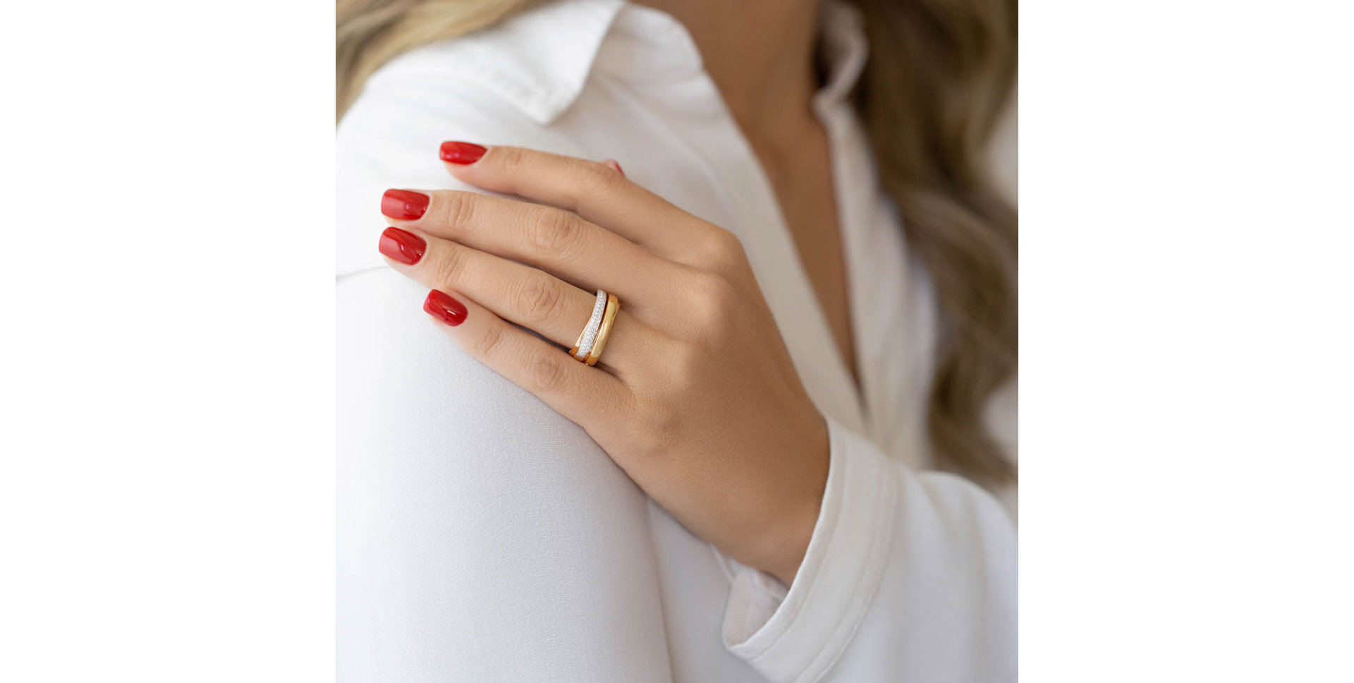 Prsten s diamanty Hippolyte