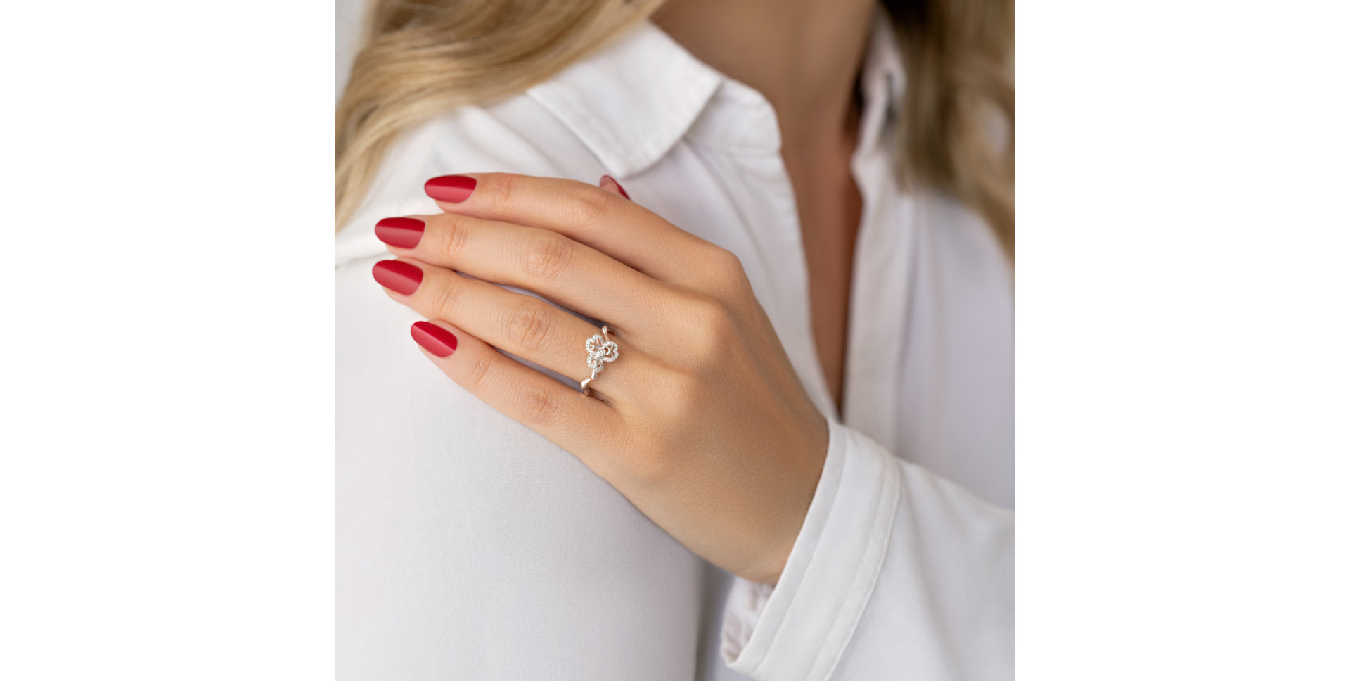 Prsten s diamanty Forsythia