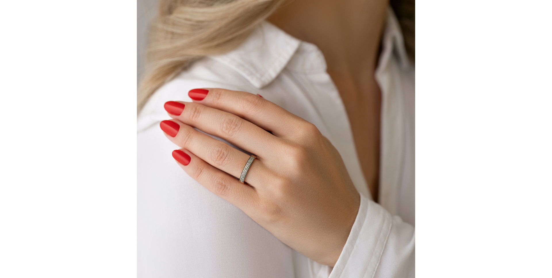 Prsten s hnědými diamanty Orient Passion