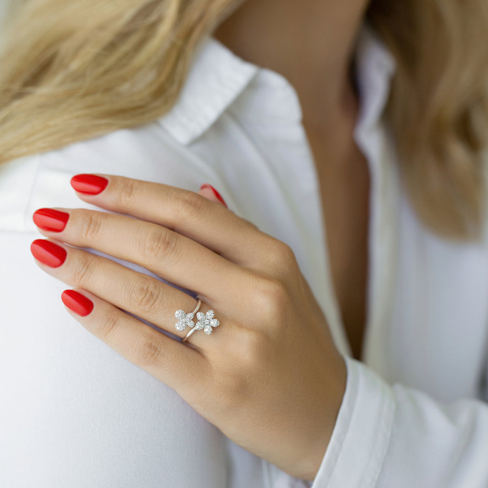 Prsten s diamanty Nature Departure