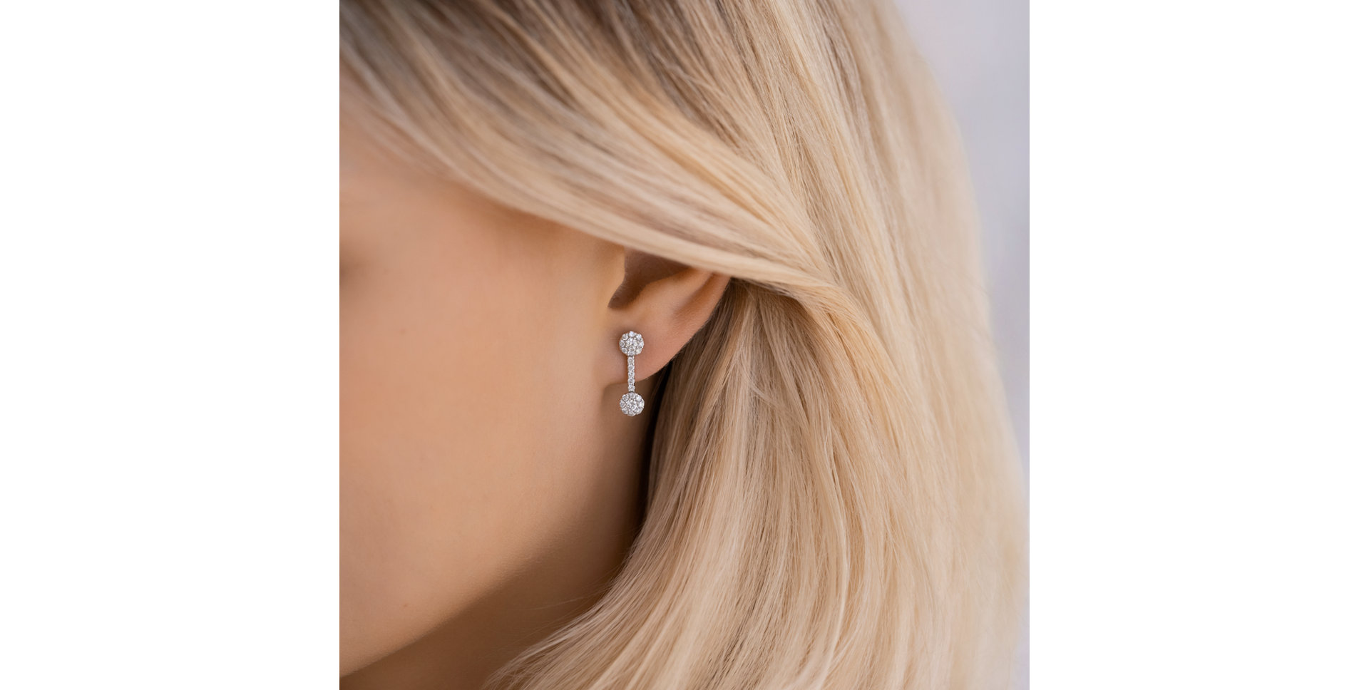 Náušnice s diamanty Preston