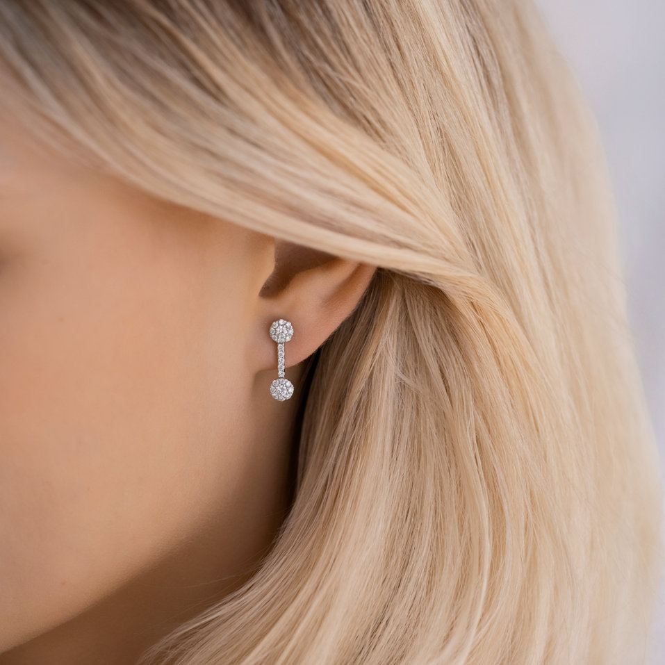 Náušnice s diamanty Preston