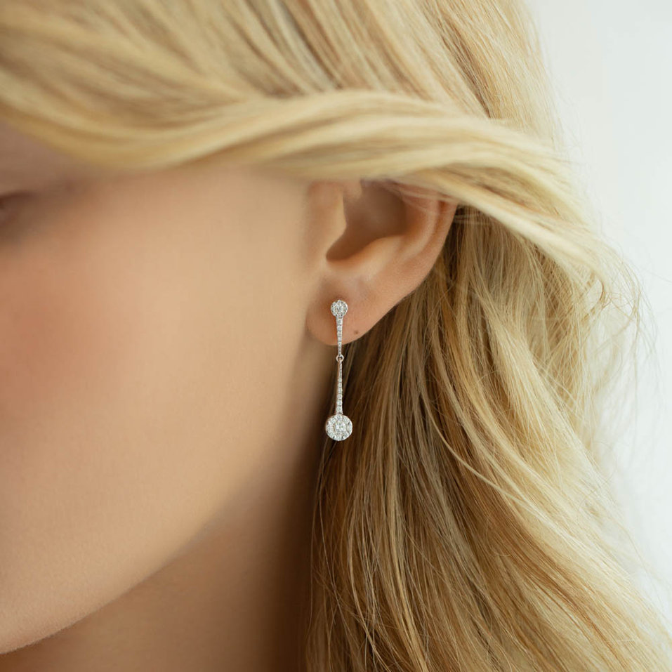 Náušnice s diamanty Raymond