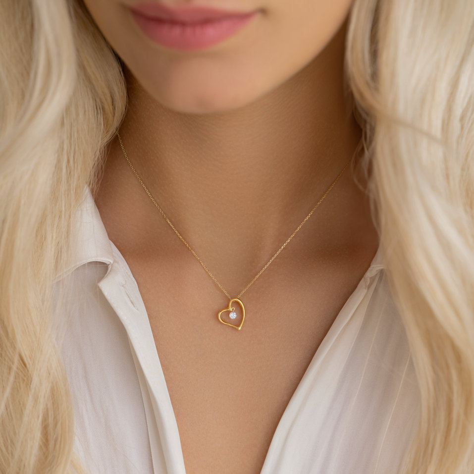 Přívěs s diamantem Jacinthe