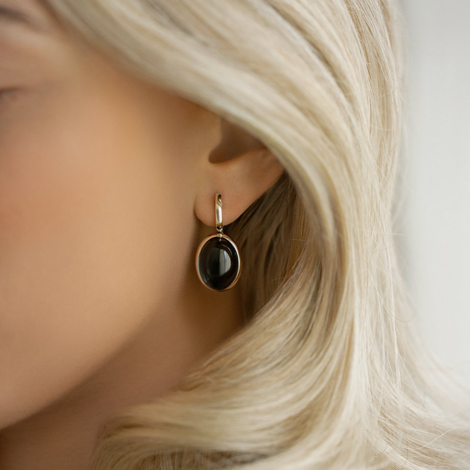 Náušnice s ametystem Miracle Cosmos