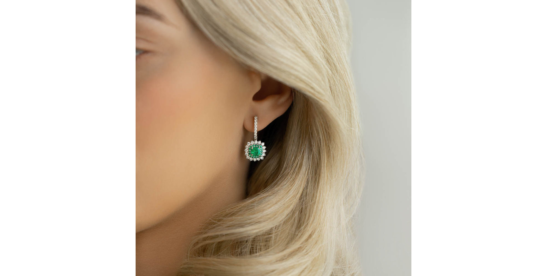 Náušnice s bílými a žlutými diamanty Infinite Sunday