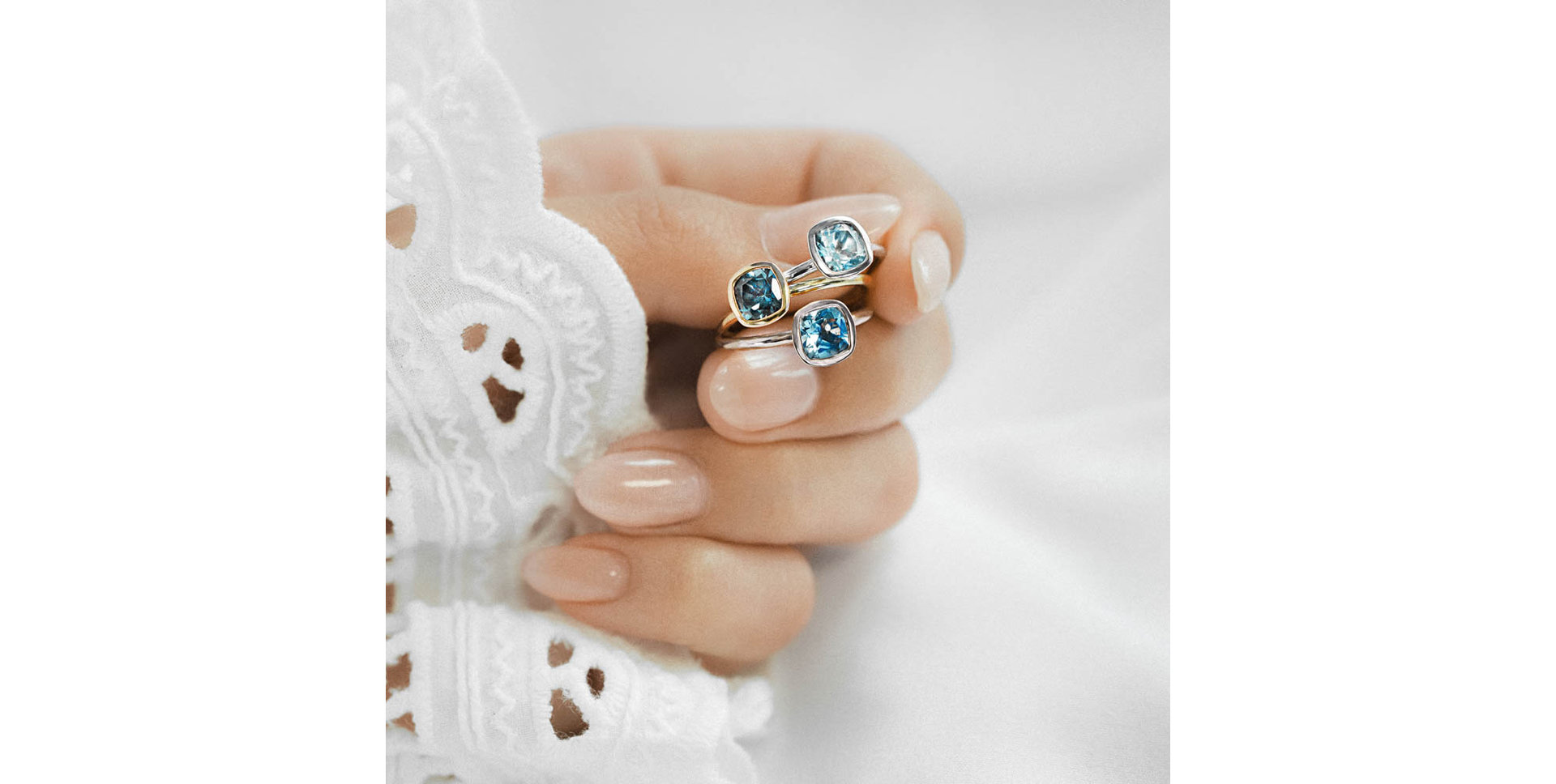 Prsten s citrínem madeira Space Bonbon