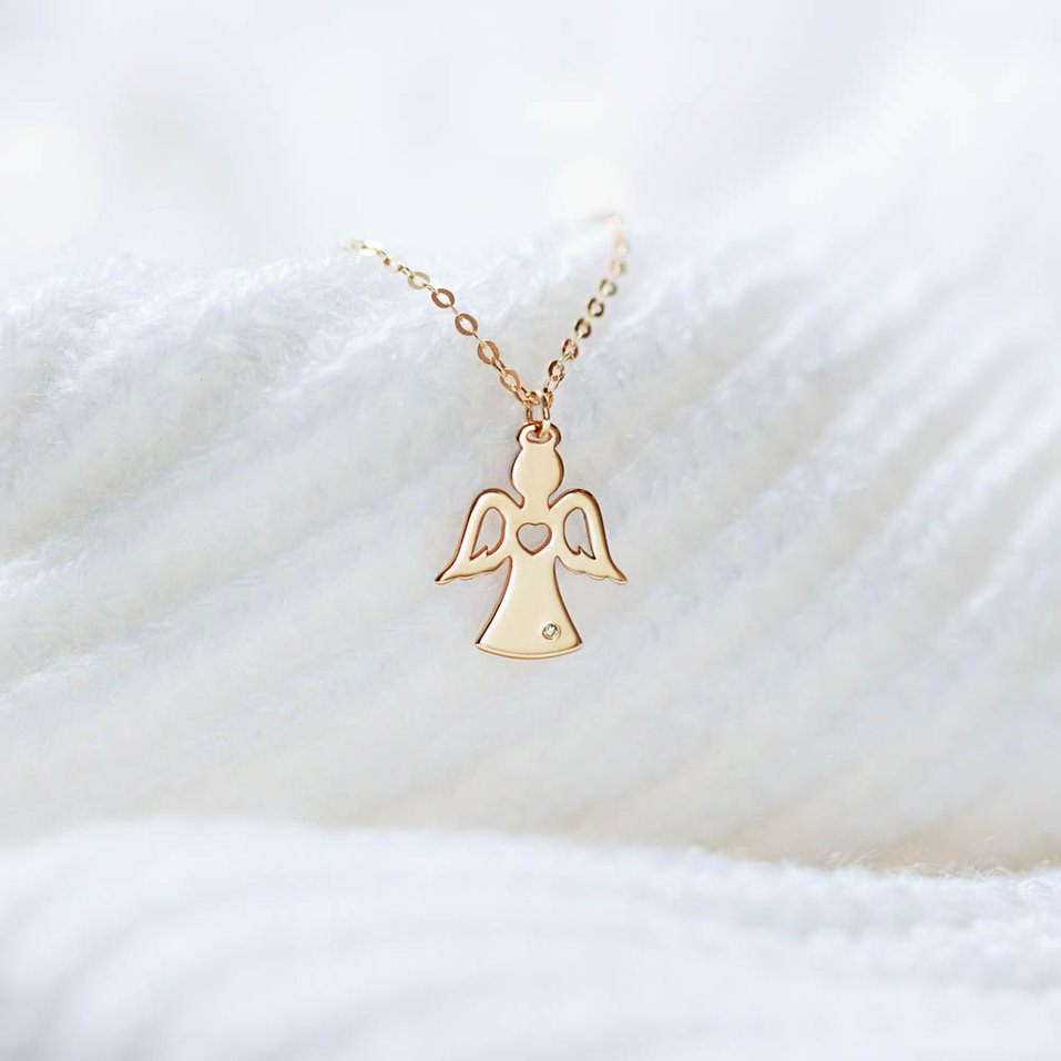 Náhrdelník s diamantem Angel of Light