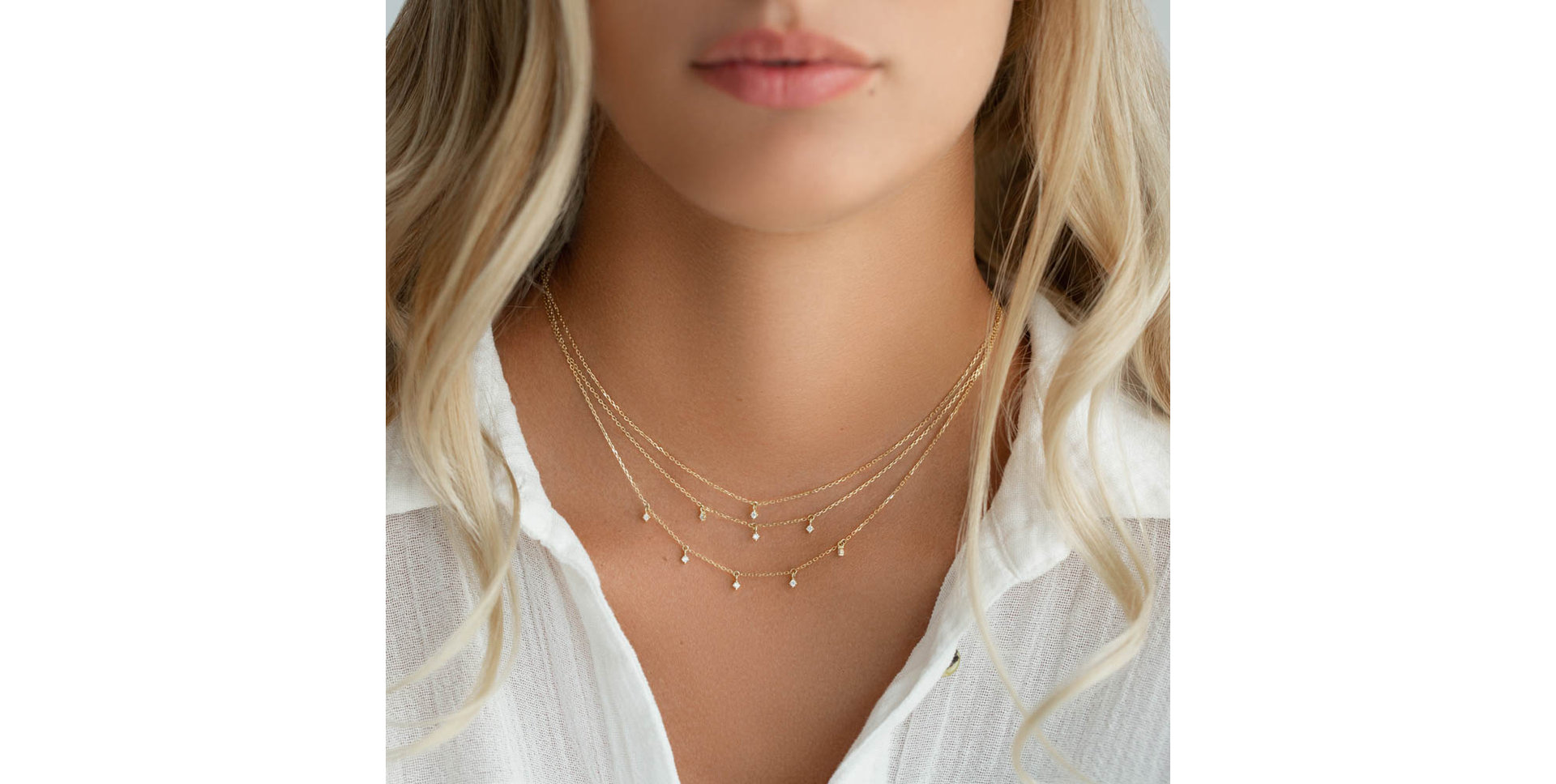 Náhrdelník s diamanty Samba