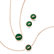 Náhrdelník s diamanty, malachitem a perletí POM POM DOT5
