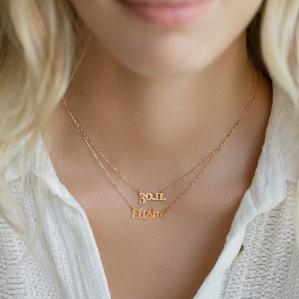 Náhrdelník s diamantem Personalized Gift
