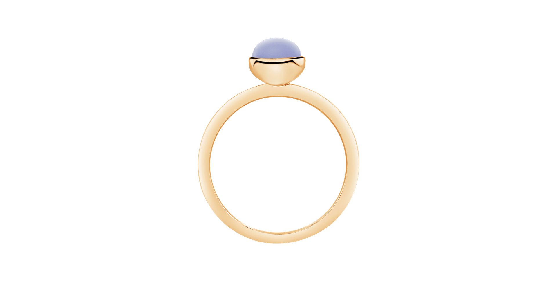 Prsten s chalcedonem blue Bonbon