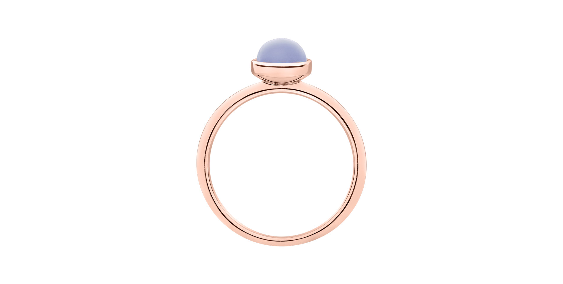 Prsten s chalcedonem blue Bonbon