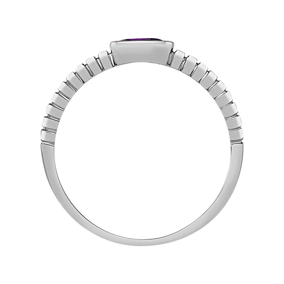 Prsten s ametystem brazil Bonbon