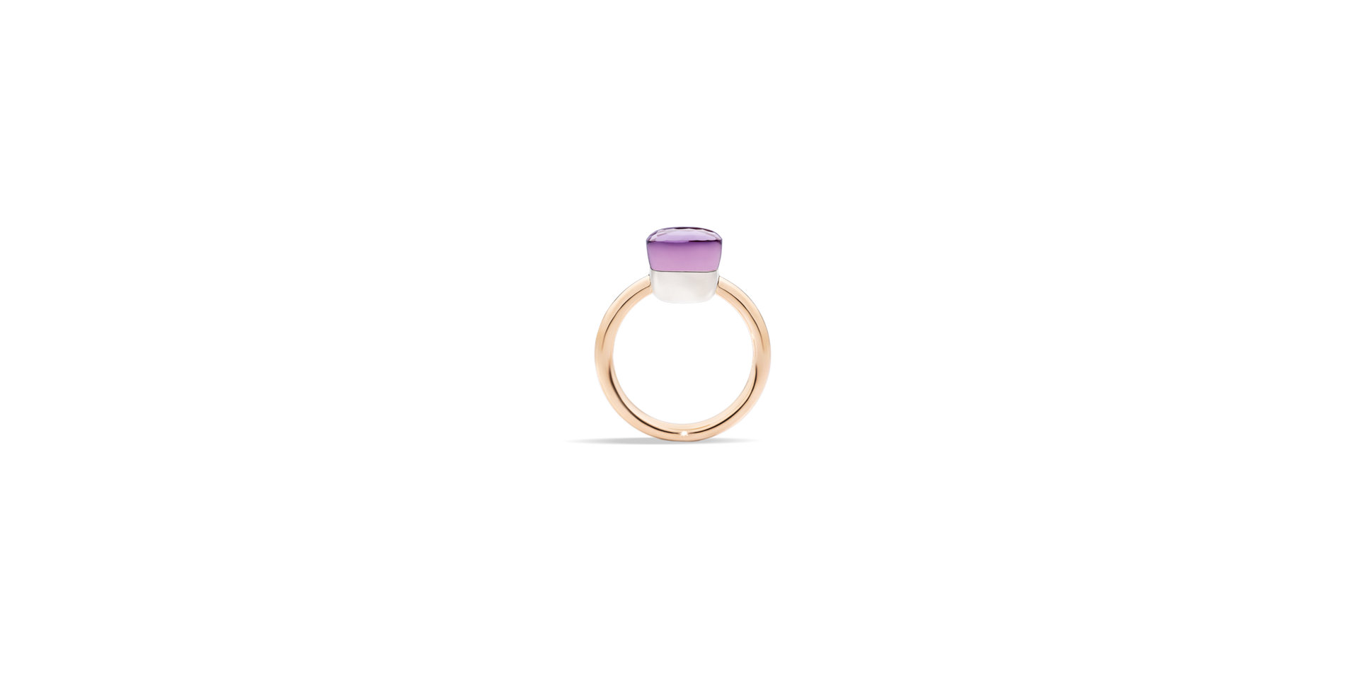 Prsten s ametystem Nudo Petit Ring