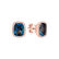 Náušnice s diamanty a topazem Rosette3