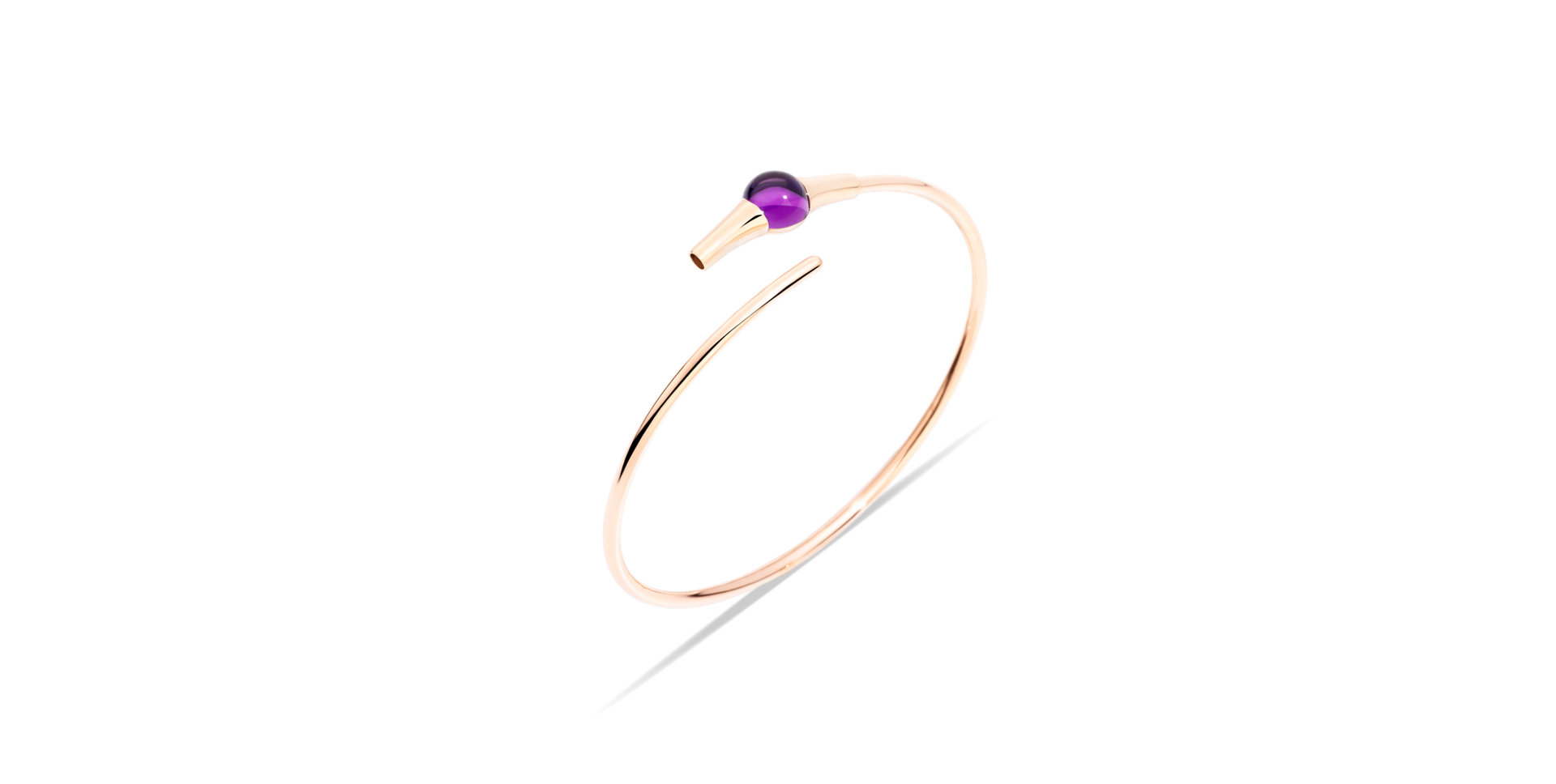 Náramek s ametystem M'ama Non M'ama