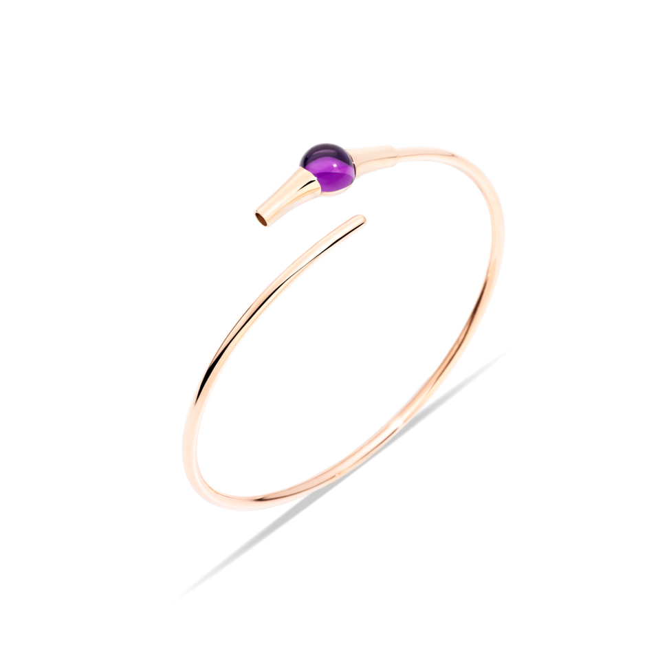 Náramek s ametystem M'ama Non M'ama