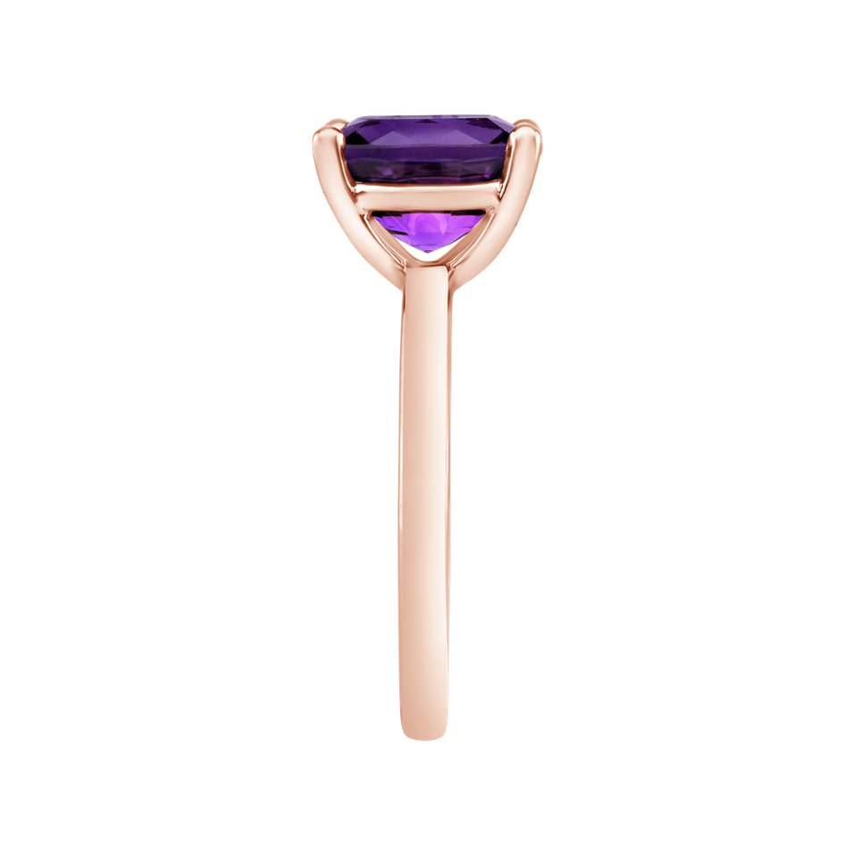 Prsten s ametystem brazil Bonbon