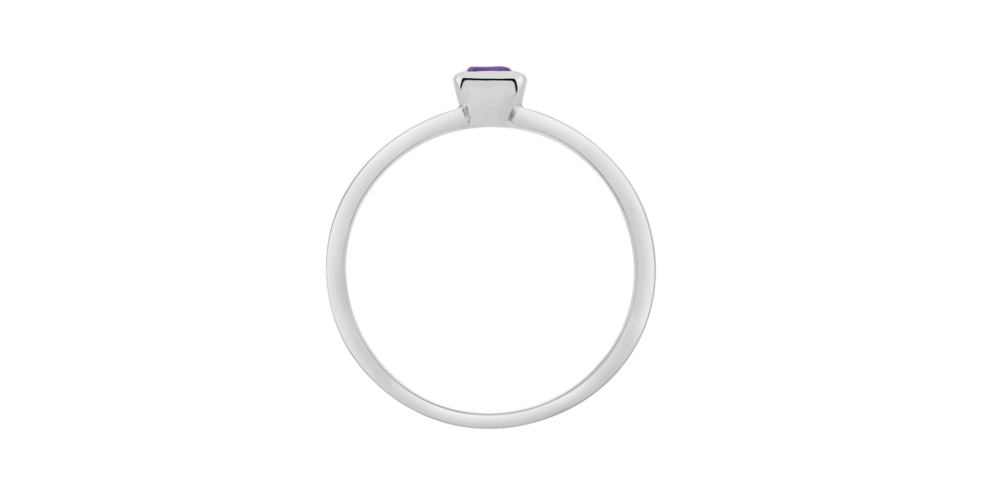 Prsten s ametystem brazil Bonbon