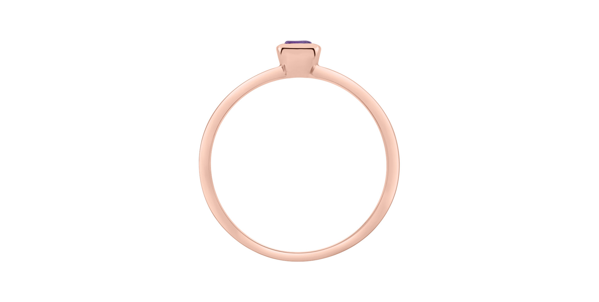 Prsten s ametystem brazil Bonbon