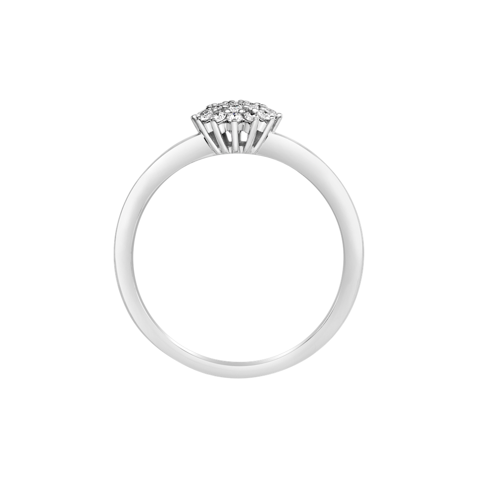 Prsten s diamanty Midnight Sun