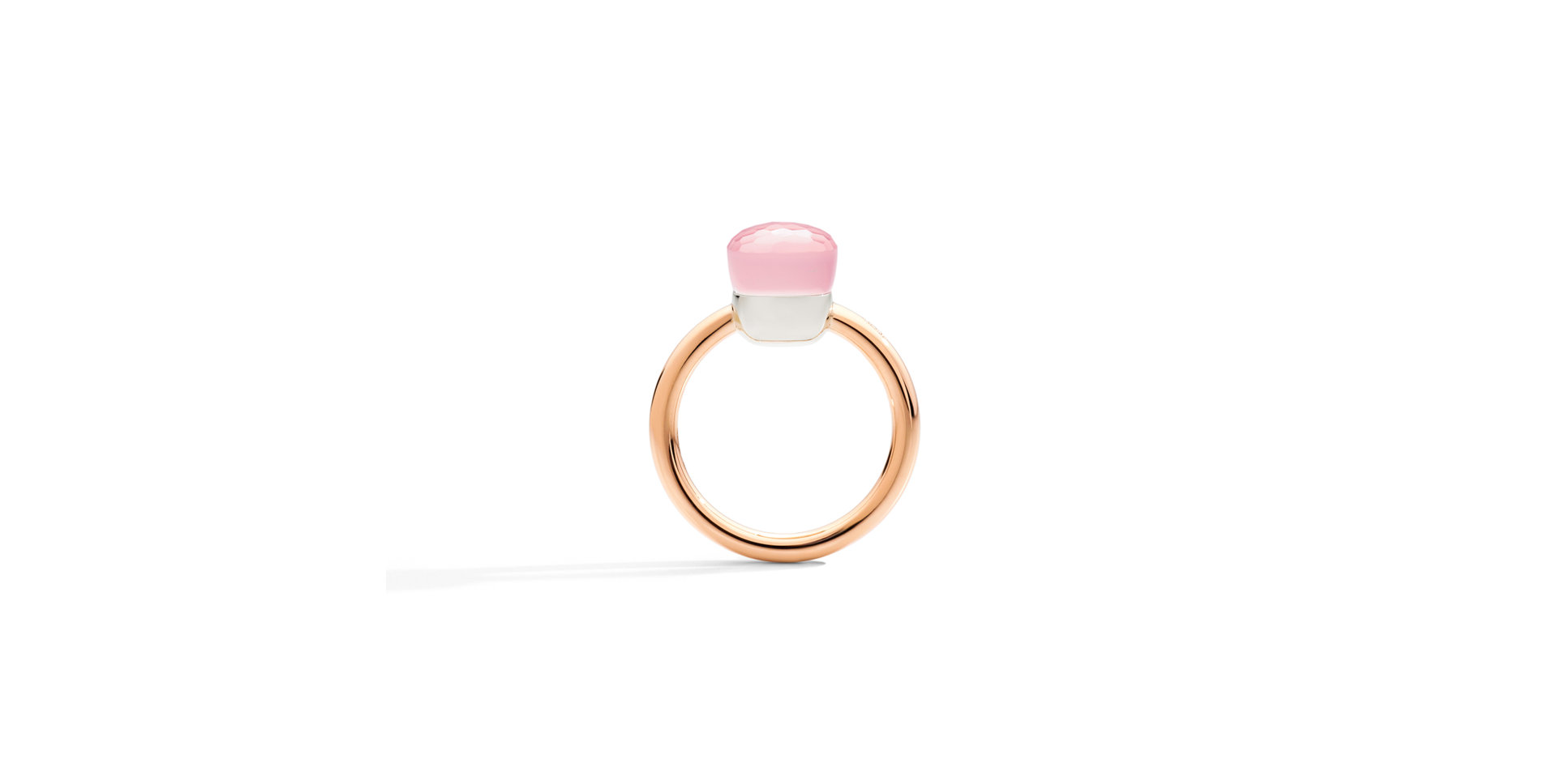 Prsten s růženínem Nudo Petit Ring