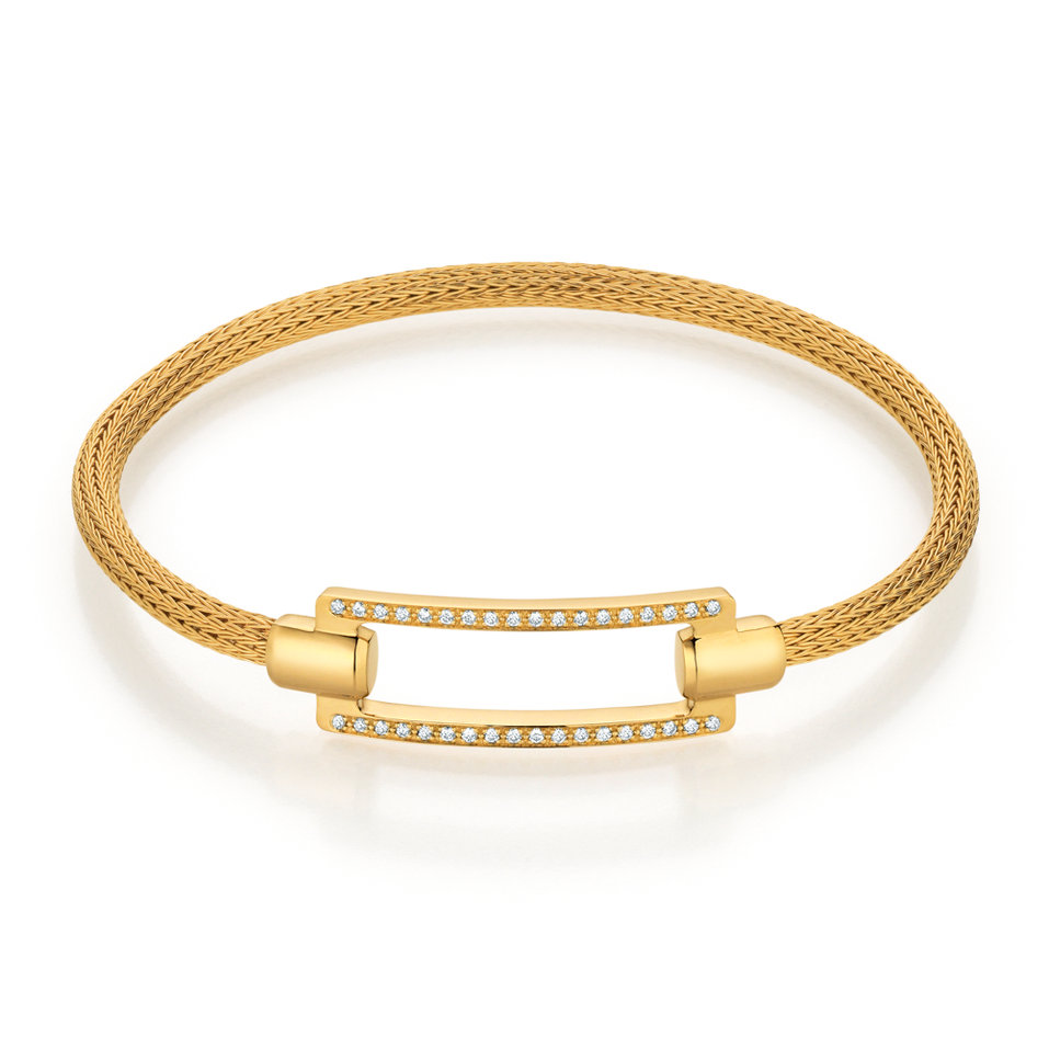 Náramek s diamanty Infinity