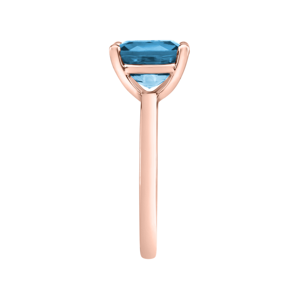 Prsten s topazem swiss Bonbon