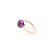 Prsten s ametystem Nudo Petit Ring5