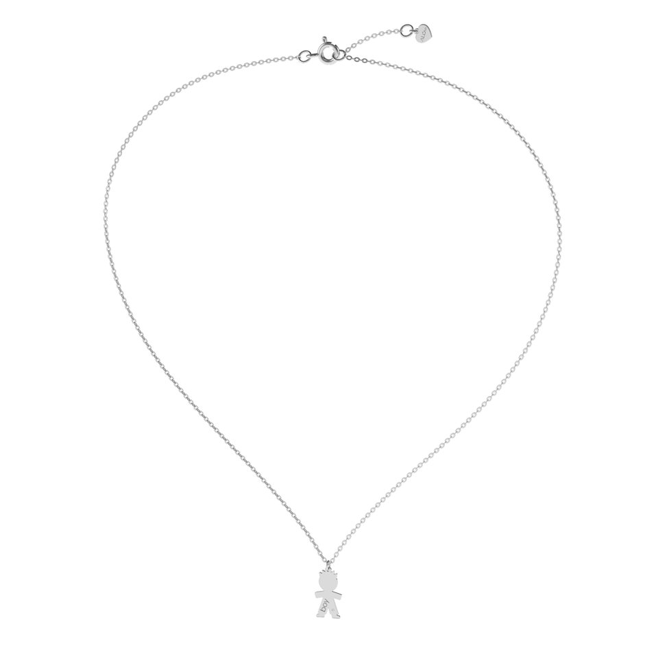 Náhrdelník s diamantem Boy